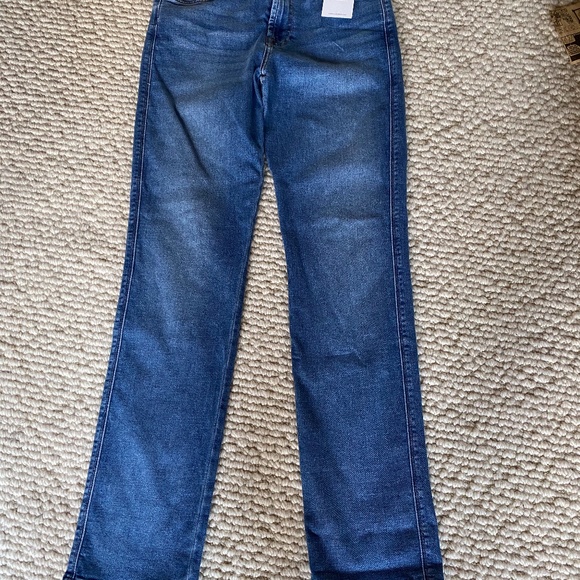 7 For All Mankind Kimmie Straight in Sunlight Blue - Picture 5 of 5
